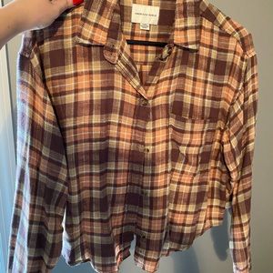 AE cropped flannel